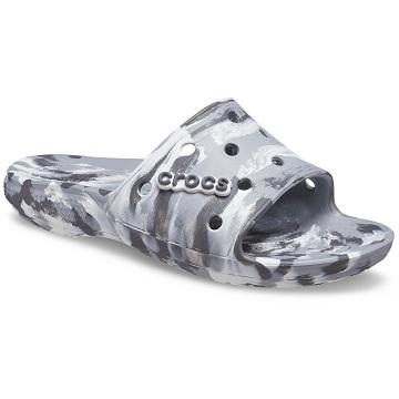 Crocs Klassiska Marbled Badtofflor Herr Grå | Sverige 1279TCEV